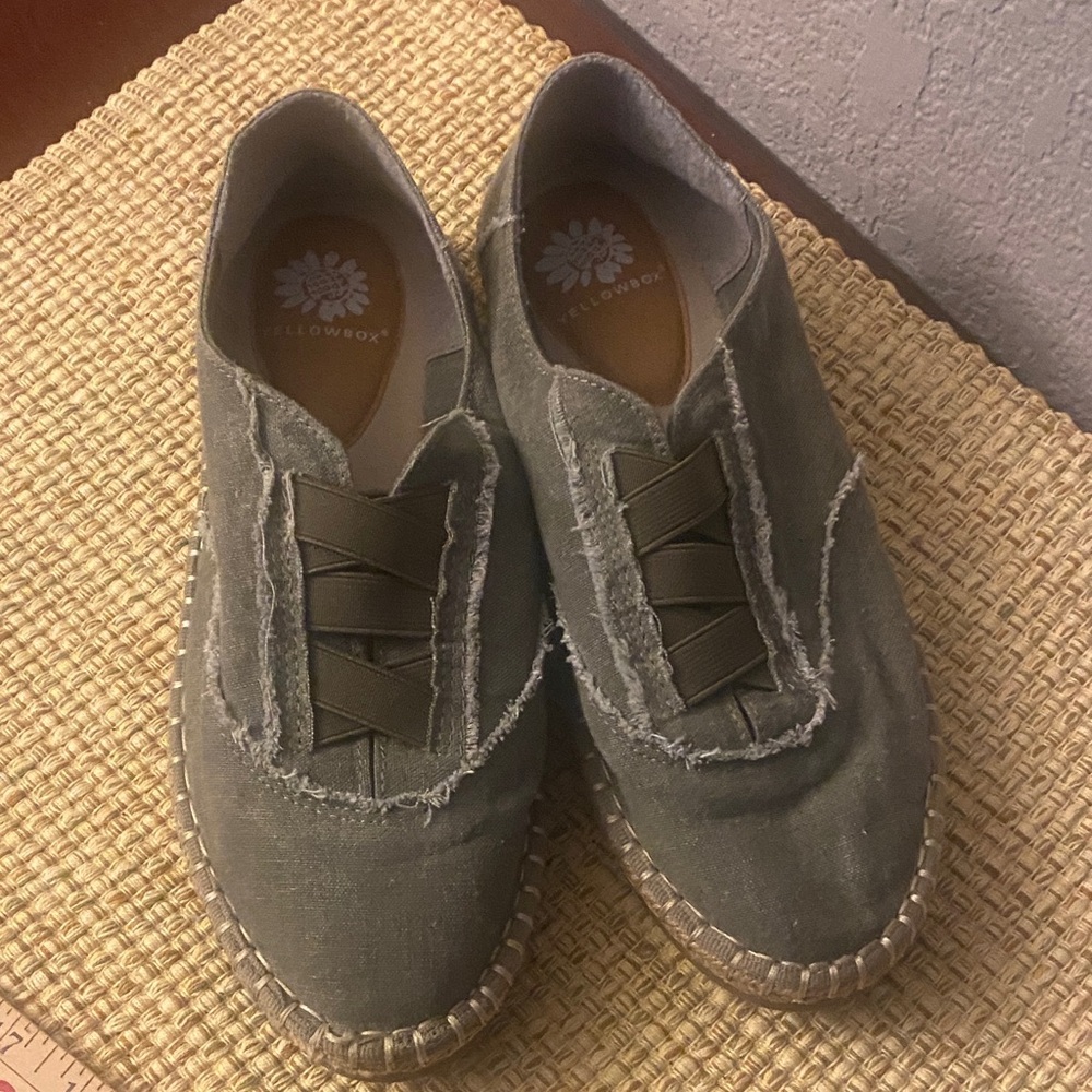 Yellow Box Olive Slip-On Loafers